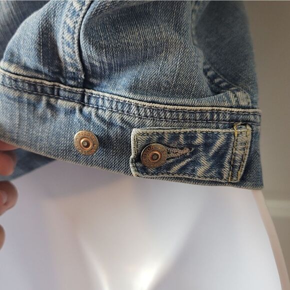 MAISON SCOTCH Distressed Denim Jacket - Picture 14 of 16